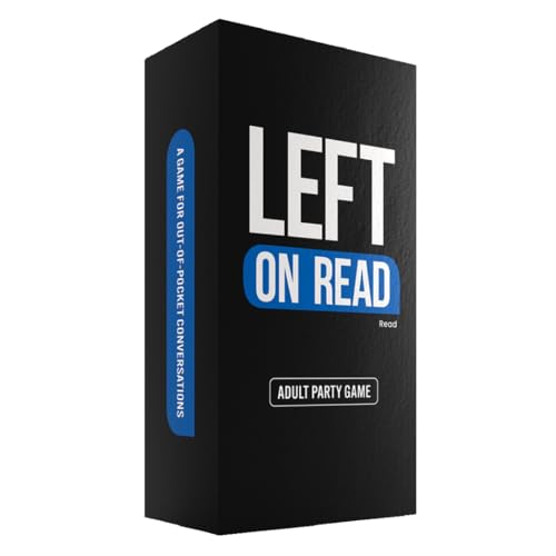 Viral Studios Left on Read - Das wilde Textnachricht, Partyspiel für Spieleabende, Versammlungen und Hangouts, Kartenspiel für Freunde, 500 Karten, schnell und schnell Viral Studios Left on Read - Das wilde Textnachricht, Partyspiel für Spieleabende, Versammlungen und Hangouts, Kartenspiel für Freunde, 500 Karten, schnell und schnell von Viral Studios