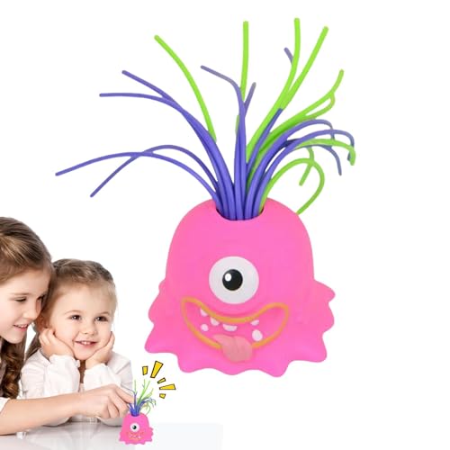Screaming Mo nster Toys | Funny Hair Pulling,Little Animal Pulls Hair Screams,Pulling Hair Funny Mon Ster Squeeze Toys,Decom Pression Toys,Unique Kids Party Favors,Anti Stress Relief Toy for Kids von Virtcooy