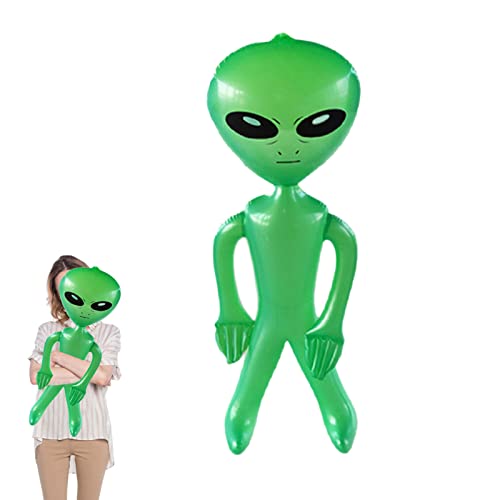 Aufblasbares Alien-Spielzeug, Halloween, aufblasbares Alien-Requisiten-Spielzeug, Alien-Party-Dekorationen, Luftballons, lebendige, aufblasbare Alien-Requisiten-Spielzeug von Visiblurry