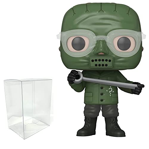 The Batman - The Riddler Funko Pop Protector Bundle - The Riddler Pop-Figur 9,5 cm Filme - The Batman mit transparenter Plastikhülle von Visit the Funko Store