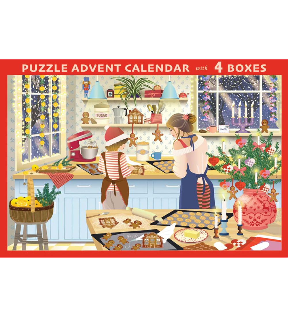 Vissevasse Adventskalender 100 Teile - Sweet Dezember - 4 Schach - Vissevasse - One Size - Kalender von Vissevasse