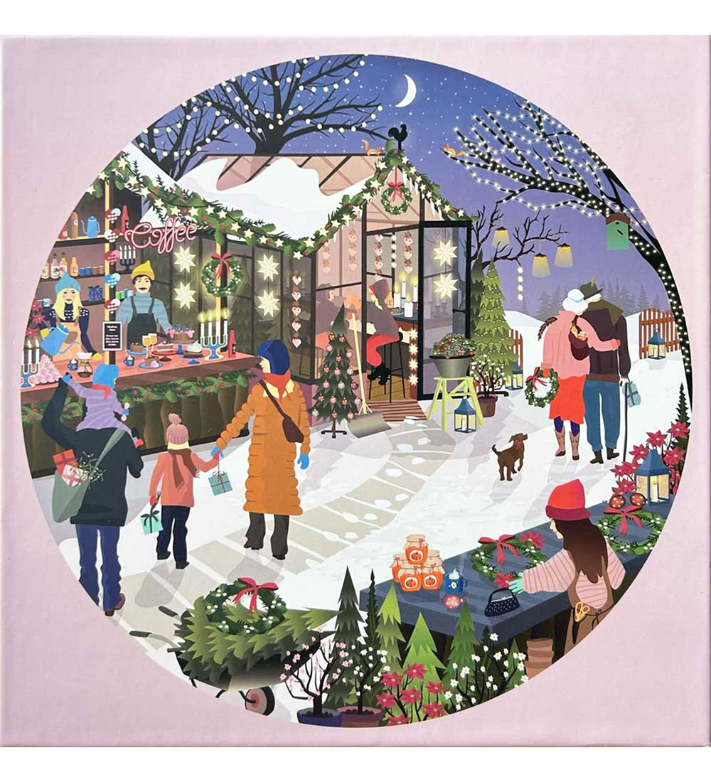 Vissevasse Puzzlespiel - 1000 Teile - Weihnachtsmarkt - Vissevasse - One Size - Puzzlespiele von Vissevasse