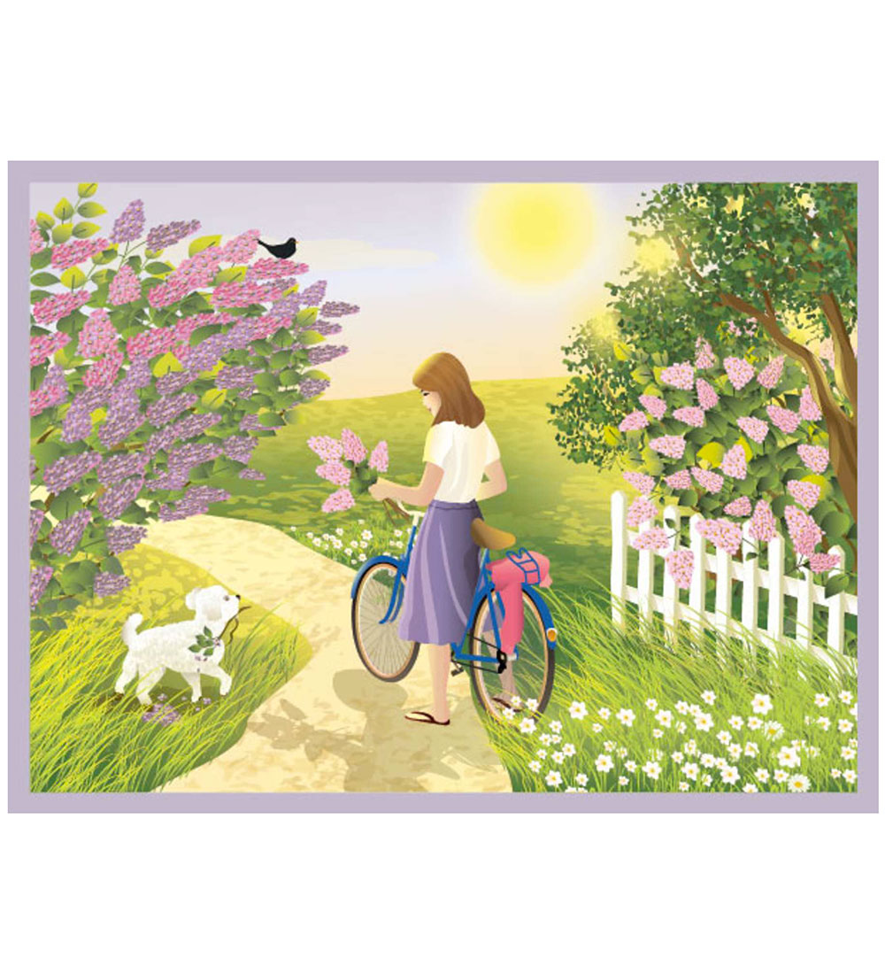 Vissevasse Puzzlespiel - 300 Teile - 37x27 cm - Spring - Vissevasse - One Size - Puzzlespiele von Vissevasse