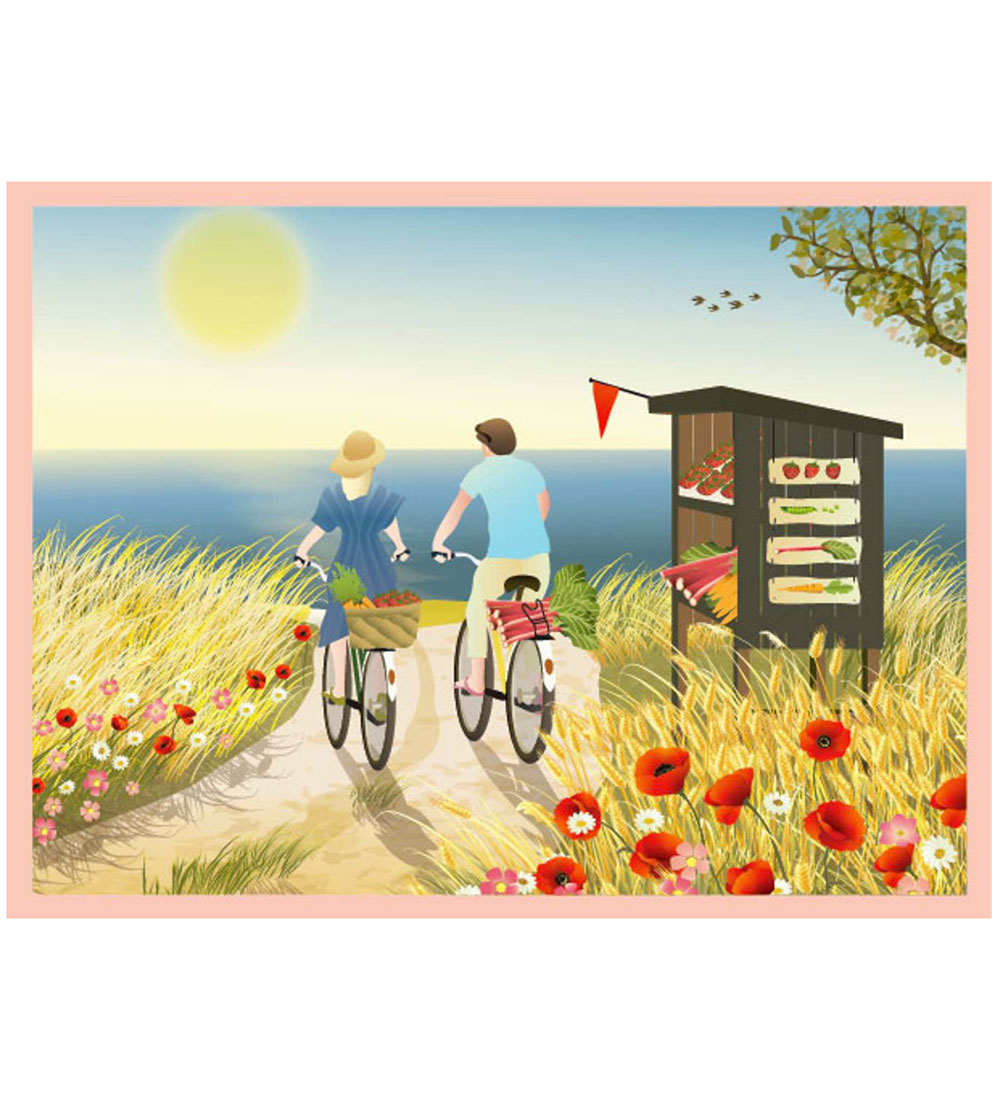 Vissevasse Puzzlespiel - 300 Teile - 37x27 cm - Summer - Vissevasse - One Size - Puzzlespiele von Vissevasse