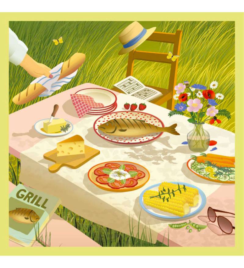 Vissevasse Puzzlespiel - 500 Teile - Summer Tisch & Ich - Vissevasse - One Size - Puzzlespiele Vissevasse Puzzlespiel - 500 Teile - Summer Tisch & Ich - Vissevasse - One Size - Puzzlespiele von Vissevasse