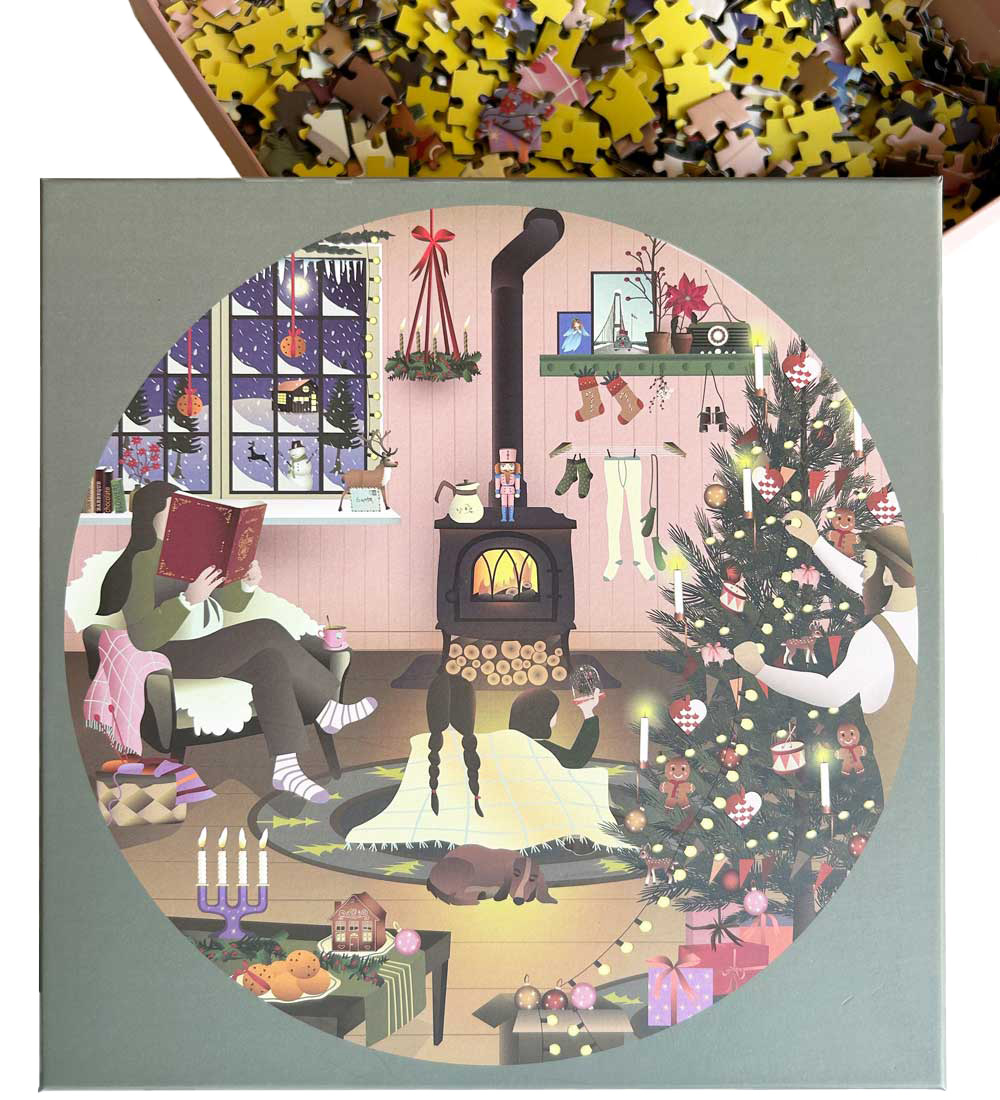 Vissevasse Puzzlespiel - 65x65 cm -1000 Teile - Wunderbarer Chri - Vissevasse - One Size - Puzzlespiele von Vissevasse
