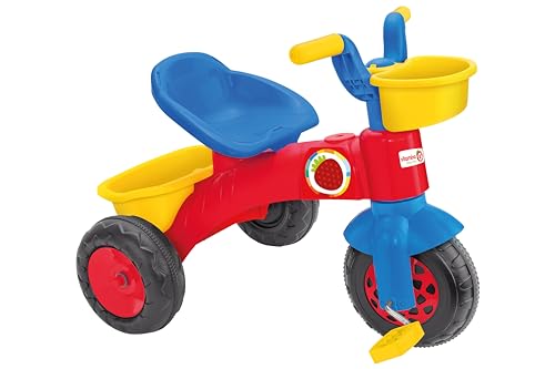 Dreirad Vitamino Easy Smart – Abmessungen 64 x 51 x 49 cm – mit Pedalen – ergonomischer Sattel und Utensilienhalter – für die frühe Kindheit – Globo Toys 05543 von Vitamina G