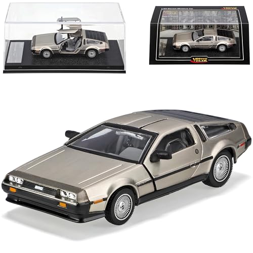 Vitesse Delorean DMC-12 Coupe Silber StrassenveRSion 1/43 Modell Auto von Vitesse