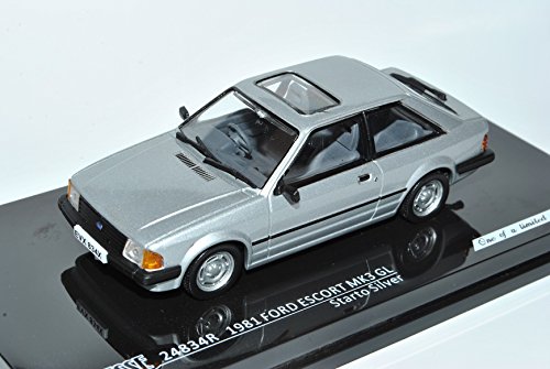 Vitesse Ford Escort MK3 GL 3 Türer Silber 1980-1986 1/43 Modell Auto mit individiuellem Wunschkennzeichen Vitesse Ford Escort MK3 GL 3 Türer Silber 1980-1986 1/43 Modell Auto mit individiuellem Wunschkennzeichen von Vitesse