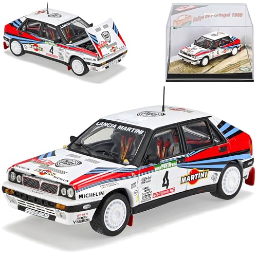 VITESSE Lancia Delta Hf integrale Biasion Cassina Rallye Portugal 1988 1/43 Modell Auto Modellauto Sonderangebot von VITESSE