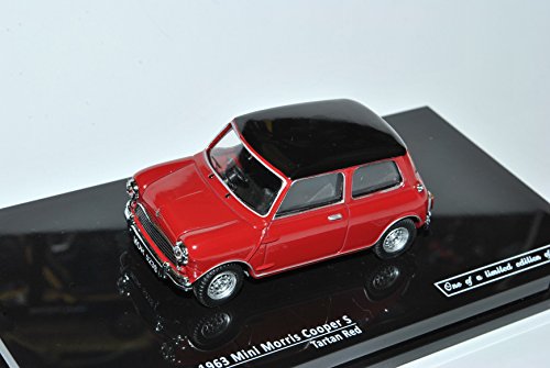 Vitesse Mini Cooper S Morris MKI Rot mit schwarzem Dach 1963 1/43 Modell Auto von Vitesse