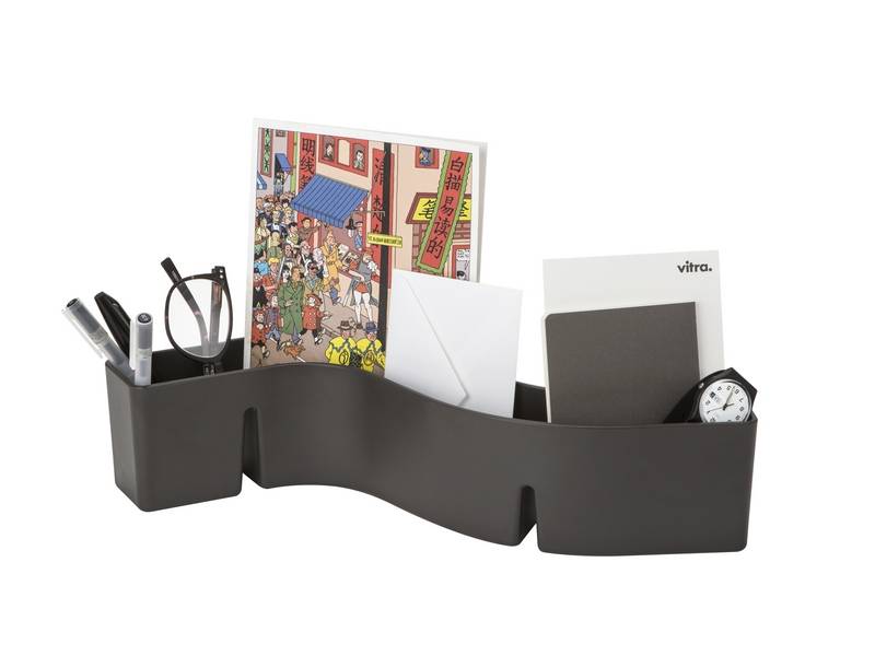 Vitra Aufbewahrungsbox S-Tidy dunkelgrau von Vitra