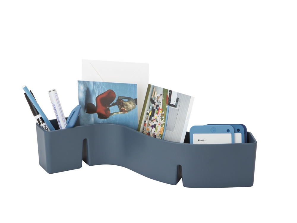 Vitra Aufbewahrungsbox S-Tidy meerblau von Vitra
