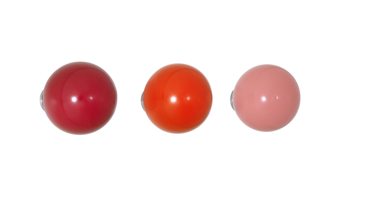 Vitra Kleiderhaken Coat Dots Rot 3 Stk. von Vitra
