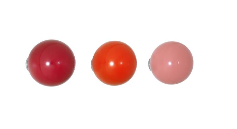 Vitra Kleiderhaken Coat Dots Rot 3 Stk. von Vitra