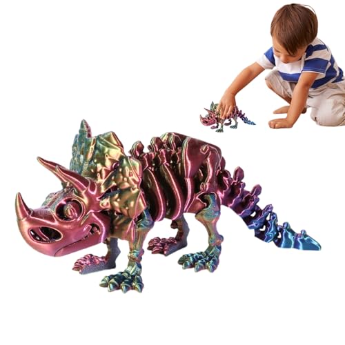 3D -gedruckter Dinosaurierspielzeug - Artikulierter -Figur, Flexible Zappelfigur | Movierbares Gemeinsames Dinosauriermodell Für Kinderspiele, Schreibtischdekoration, Sammelregal -Display, Gesche 3D -gedruckter Dinosaurierspielzeug - Artikulierter -Figur, Flexible Zappelfigur | Movierbares Gemeinsames Dinosauriermodell Für Kinderspiele, Schreibtischdekoration, Sammelregal -Display, Gesche von Vitsrisea