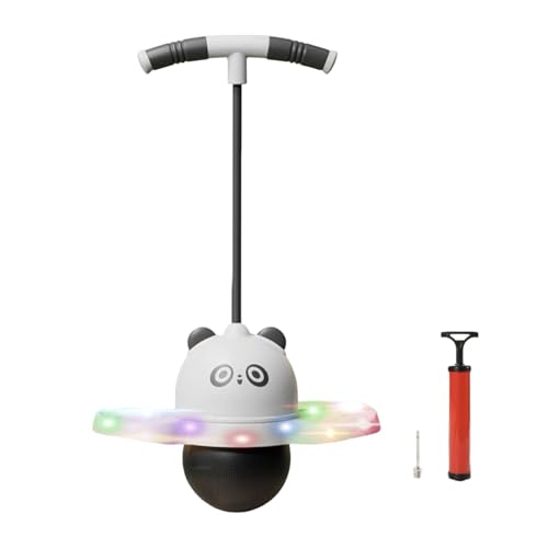 Balance Board Pulloper - Spring Trick Ball für Kinder,Sicherer Sprungball mit Griff in Panda -Form | Gameplays, hellt die Aufregung auf und verleiht jedem Sprung eine lebendige visuelle Not von Vitsrisea