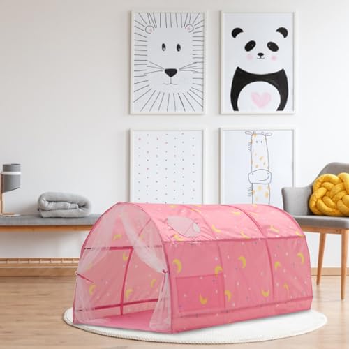 Bettzelt Kinder - Faltbares Zelt In Innenräumen, Kinderschlafenunterkunft | Pop-up-Baldachin-Bettzelt, Dream Versteck, Atmungsaktives Vorhangzelt, Gemütliches Spielhaus Für Kleinkind Schlafz Bettzelt Kinder - Faltbares Zelt In Innenräumen, Kinderschlafenunterkunft | Pop-up-Baldachin-Bettzelt, Dream Versteck, Atmungsaktives Vorhangzelt, Gemütliches Spielhaus Für Kleinkind Schlafz von Vitsrisea