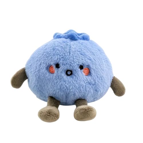 Blueberry Plüsch - Süßer Früchte Charakter, Flauschiger Cartoon Softie Toy | Kleine 4 -Zoll -Plüschkumpel, Gefüllte Blaue Puppe Zum Umarmen, Büro -Schreibtischdekor, Kinderschlafenfreund, Reisekumpel Blueberry Plüsch - Süßer Früchte Charakter, Flauschiger Cartoon Softie Toy | Kleine 4 -Zoll -Plüschkumpel, Gefüllte Blaue Puppe Zum Umarmen, Büro -Schreibtischdekor, Kinderschlafenfreund, Reisekumpel von Vitsrisea