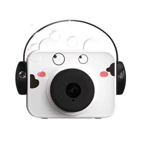 Bubble Camera - Süße Tier Cartoon Bubble Blower Machine Light Sound, 60 Ml Nachfüllbare Lösung | Automatischer Blasenhersteller Für Kinderpartys, Outdoor -Aktivitäten, Hochzeiten, Urlaubsspaß, GIF Bubble Camera - Süße Tier Cartoon Bubble Blower Machine Light Sound, 60 Ml Nachfüllbare Lösung | Automatischer Blasenhersteller Für Kinderpartys, Outdoor -Aktivitäten, Hochzeiten, Urlaubsspaß, GIF von Vitsrisea