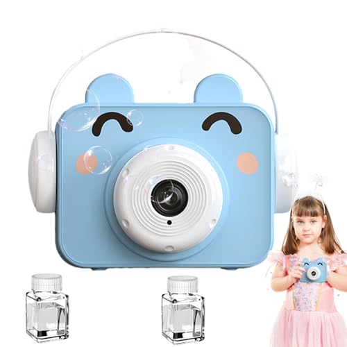 Bubble Camera - Süße Tier Cartoon Bubble Blower Machine Light Sound, 60 Ml Nachfüllbare Lösung | Automatischer Blasenhersteller Für Kinderpartys, Outdoor -Aktivitäten, Hochzeiten, Urlaubsspaß, GIF Bubble Camera - Süße Tier Cartoon Bubble Blower Machine Light Sound, 60 Ml Nachfüllbare Lösung | Automatischer Blasenhersteller Für Kinderpartys, Outdoor -Aktivitäten, Hochzeiten, Urlaubsspaß, GIF von Vitsrisea