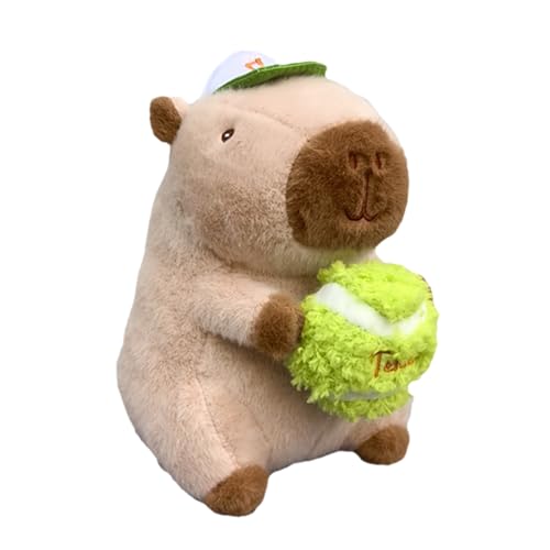 Capybara Plüsch - Süßes Gefülltes Tier, Weiches Plüschspielzeug | 25 Cm Capybara , Lustiges Tennisballspielzeug, Entzückende Kissenpuppe, Gemütliche Dekoration Für Schlafzimmersofa Couch Home L Capybara Plüsch - Süßes Gefülltes Tier, Weiches Plüschspielzeug | 25 Cm Capybara , Lustiges Tennisballspielzeug, Entzückende Kissenpuppe, Gemütliche Dekoration Für Schlafzimmersofa Couch Home L von Vitsrisea