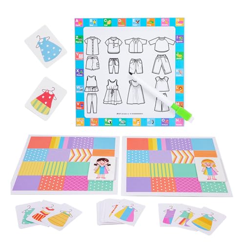 Dress Up Game - Glam Styling Contest Board, Kreatives Schönheitsspielzeug Für Kinder, Fashion Design Dress Play Kit | Make -up -Battle -Set, Trendiges Outfit -Matching -Spiel, Ideal Für Rollenspiele, Dress Up Game - Glam Styling Contest Board, Kreatives Schönheitsspielzeug Für Kinder, Fashion Design Dress Play Kit | Make -up -Battle -Set, Trendiges Outfit -Matching -Spiel, Ideal Für Rollenspiele, von Vitsrisea