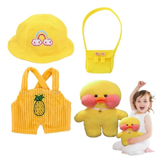 Entenplüsch Mit Kleidung - Stoffteed Entenpuppe, Cartoon Plüschspielzeug, Tierfigur | Weiche Spielzeug Mit Outfits, Niedliches Entenplüsch Mit Accessoires, Modische Plüschpuppe Für Schlafzimmer Kinder Entenplüsch Mit Kleidung - Stoffteed Entenpuppe, Cartoon Plüschspielzeug, Tierfigur | Weiche Spielzeug Mit Outfits, Niedliches Entenplüsch Mit Accessoires, Modische Plüschpuppe Für Schlafzimmer Kinder von Vitsrisea