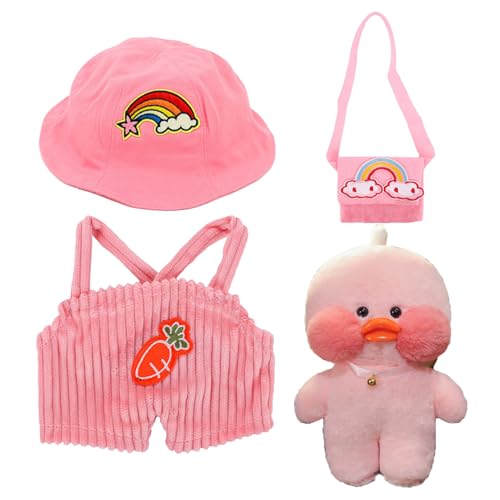 Gefüllte Entenspielzeug - Süßer Tierplüsch, Stoff Cartoon Puppe, Entzückende Kleidebare Ente | Kleid Der Plüschfigur Mit Kleidungsset, Flauschig Gelbes Entenspielzeug Für Dekoration, Kinder, Sammlerge Gefüllte Entenspielzeug - Süßer Tierplüsch, Stoff Cartoon Puppe, Entzückende Kleidebare Ente | Kleid Der Plüschfigur Mit Kleidungsset, Flauschig Gelbes Entenspielzeug Für Dekoration, Kinder, Sammlerge von Vitsrisea