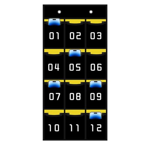 Handyhalter Klassenzimmer | Pocket ChartWall Organizer Für Mobiltelefone Und Kleinigkeiten Mit Haken | Schulaufbewahrung Und Organisation Für Handys, Taschenrechner, Stifte, Schlüssel Handyhalter Klassenzimmer | Pocket ChartWall Organizer Für Mobiltelefone Und Kleinigkeiten Mit Haken | Schulaufbewahrung Und Organisation Für Handys, Taschenrechner, Stifte, Schlüssel von Vitsrisea