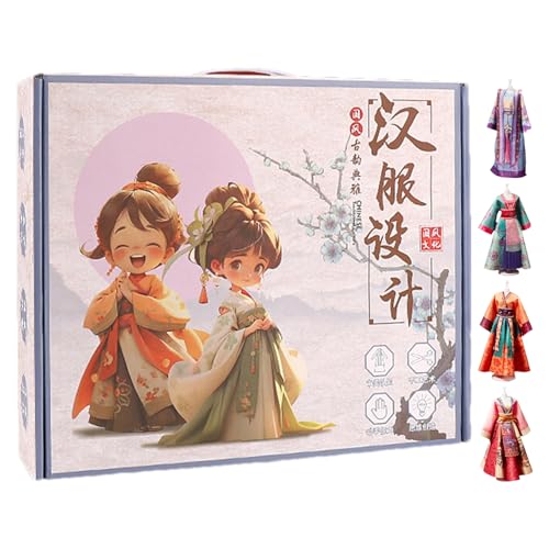 Interaktive Umhangpuppe - Ethnisches Kostümspielpuppe, Handgefertigte Historische Modefigur | Chinese Inspirierte Robe Puppe, Mädchens Toy Für Kinder, Fantasy Playmate for Kids Imagination Game Interaktive Umhangpuppe - Ethnisches Kostümspielpuppe, Handgefertigte Historische Modefigur | Chinese Inspirierte Robe Puppe, Mädchens Toy Für Kinder, Fantasy Playmate for Kids Imagination Game von Vitsrisea