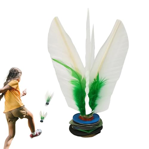 JiANZI Foot Kick Toy - Feather Shuttle Tritt Sport , Kulturelles Chinesisches Fußspiel | Fast Reaction Foot Flick Toy, Fitnesskoordination Outdoor Spielzeugspiel Für Kinder Erwachsene Im Hinterh JiANZI Foot Kick Toy - Feather Shuttle Tritt Sport , Kulturelles Chinesisches Fußspiel | Fast Reaction Foot Flick Toy, Fitnesskoordination Outdoor Spielzeugspiel Für Kinder Erwachsene Im Hinterh von Vitsrisea