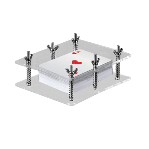 Kartenreparatur - Acryl -Presseblock, Spielkartenaligner | Pappboard -Abflachungstool, Collector Deck Restorer, Kartenkonditionierungsgerät Für Spieltisch -Setup Und Kartenschutz Während Des Speichers Kartenreparatur - Acryl -Presseblock, Spielkartenaligner | Pappboard -Abflachungstool, Collector Deck Restorer, Kartenkonditionierungsgerät Für Spieltisch -Setup Und Kartenschutz Während Des Speichers von Vitsrisea