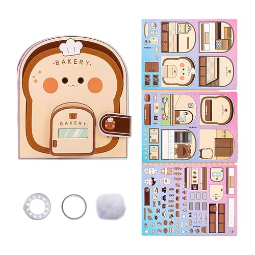 Kein Geschnittenes Ruhiges, Geschäftiges Buch - Softes Sensorisches Spiel Binder, Lernpuzzle Craft Book | Interaktives Filzspielzeugpad, Praktischer Bildungsordner Für Kleinkinder, Schlafsäle, Klassen von Vitsrisea