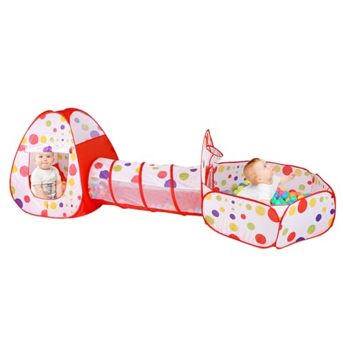 Kinder Spielen Tunnel - Multifunktionales Kleinkindspiel -Zelt, Faltbarer Crawl -Tunnel -Spielhaus | Vielseitiges Indoor -Outdoor -Spielzelt Mit Ballgrube Für Wohnzimmer, Spielzimmer, Hinterhof Und Ki Kinder Spielen Tunnel - Multifunktionales Kleinkindspiel -Zelt, Faltbarer Crawl -Tunnel -Spielhaus | Vielseitiges Indoor -Outdoor -Spielzelt Mit Ballgrube Für Wohnzimmer, Spielzimmer, Hinterhof Und Ki von Vitsrisea