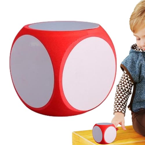 Leere Würfel Schreiben Auf - Benutzerdefinierte Beschreibbare Game Cubes Für Kids, Klassenzimmeraktivität Dice Blocks | Bildungsspielwerkzeuge Für -Geschichtenerzählen, Teamspiele, Lehren Von Requ von Vitsrisea