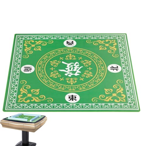 Mahjong Table Matte-31,5 X 31,5 Zoll Gamings-Oberfläche, Nicht-Schlupf-Kartenspielpad | Square Filz Table Matte Für Poker, Brettspiel -Setup, Spiele Im Casinos -Stil, Heimunterhaltung Oder Mahjong Mahjong Table Matte-31,5 X 31,5 Zoll Gamings-Oberfläche, Nicht-Schlupf-Kartenspielpad | Square Filz Table Matte Für Poker, Brettspiel -Setup, Spiele Im Casinos -Stil, Heimunterhaltung Oder Mahjong von Vitsrisea