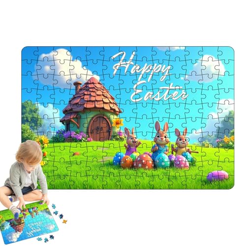 Osterpuzzles Für Erwachsene - Urlaub Hase Puzzler, Dekoratives Kaninchen -Puzzle Mit Cartoon -Design | Frühlingspuzzle -Kunstwerke, Farbenfrohes Gehirnspiel, Unterhaltsame Freizeitaktivität Für Wohnun von Vitsrisea