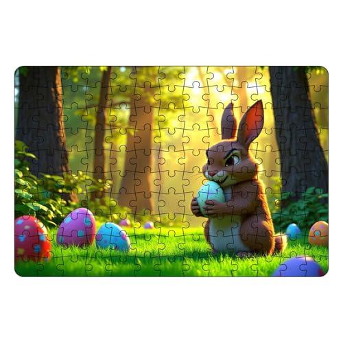 Osterpuzzles Für Erwachsene - Urlaub Hase Puzzler, Dekoratives Kaninchen -Puzzle Mit Cartoon -Design | Frühlingspuzzle -Kunstwerke, Farbenfrohes Gehirnspiel, Unterhaltsame Freizeitaktivität Für Wohnun von Vitsrisea