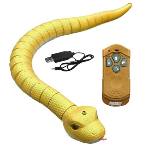 Remote Schlangenroboter - Streichtierspielzeug, Bewegende Schlangenaktion | Interaktiver RC Slither Creature, Realistisches Elektronisches Schlangenspielmodell, Coole Neuheit Für Kinder, Erwachsene, H von Vitsrisea