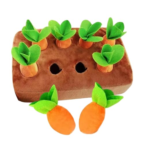 Schnüffelmatte Für Hunde - Karottenplüsch -Pet -Puzzle, Interaktive Futtermatte | Fütterungsspiel Für Mentale Stimulation, Nasenworkplüschspielzeug Für Hunde, Training An Der Anreicherung Spielzeug Zu Schnüffelmatte Für Hunde - Karottenplüsch -Pet -Puzzle, Interaktive Futtermatte | Fütterungsspiel Für Mentale Stimulation, Nasenworkplüschspielzeug Für Hunde, Training An Der Anreicherung Spielzeug Zu von Vitsrisea
