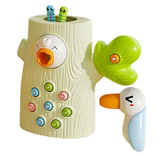 Specht Spielzeug - Vogelpacking Playset, Kleinkind Catch Game, Holz -Hand -Auge -Training | Magnetic Skill Builder Toy, Sensorische Lernaktivität Für Die Koordination Von Babys, Vorschulfassspiel, Mon Specht Spielzeug - Vogelpacking Playset, Kleinkind Catch Game, Holz -Hand -Auge -Training | Magnetic Skill Builder Toy, Sensorische Lernaktivität Für Die Koordination Von Babys, Vorschulfassspiel, Mon von Vitsrisea