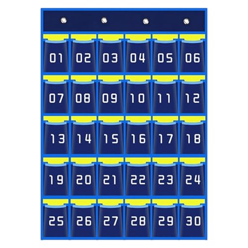 Taschenrechnerhalter Für Die Schule | Nummerierter Pocket Chart Sundries Handy-Organizer Mit Haken | Schulaufbewahrung Und Organisation Für Handys, Taschenrechner, Stifte, Schlüssel Taschenrechnerhalter Für Die Schule | Nummerierter Pocket Chart Sundries Handy-Organizer Mit Haken | Schulaufbewahrung Und Organisation Für Handys, Taschenrechner, Stifte, Schlüssel von Vitsrisea
