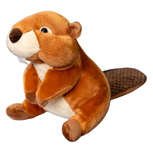 Vitsrisea Realistischer Plüsch - Wildtier -Kuschelspielzeug, Weiche Cartoon -Puppe | Stoff Murmeltiergefüllte Tier, Animal Plüschspielzeug Für Kinder Und Erwachsene Spielzeit Ausstel von Vitsrisea