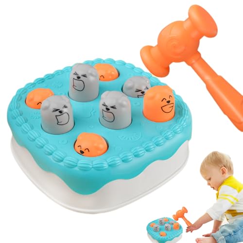 Whack Game Mole - Interaktives Hammerspielzeug, Lernspielaktivität | Kognitiver Entwicklungsspiel, Frühschulkoordinationsinstrument Für Kinder Im Vorschulkinder Sensorische Reaktion Spielzeit Familie Whack Game Mole - Interaktives Hammerspielzeug, Lernspielaktivität | Kognitiver Entwicklungsspiel, Frühschulkoordinationsinstrument Für Kinder Im Vorschulkinder Sensorische Reaktion Spielzeit Familie von Vitsrisea