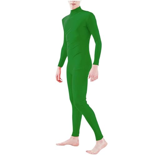 Ganzkörperanzug Kostüm Herren Damen - Bodysuit Orange High Halloween Outfit Pink Zentai Adult Cosplay Unisex Tight Jumpsuit Onesie for Party Halloween Christmas Dress Up Carnival Costume XS-XXL von Viunychn