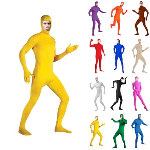 Ganzkörperanzug Kostüm Herren Damen - Bodysuit Outfit Erwachsene Und Suit Bodysuit Zentai Adult Cosplay Unisex Tight Jumpsuit Onesie for Party Halloween Christmas Dress Up Carnival Costume XS-XXL Ganzkörperanzug Kostüm Herren Damen - Bodysuit Outfit Erwachsene Und Suit Bodysuit Zentai Adult Cosplay Unisex Tight Jumpsuit Onesie for Party Halloween Christmas Dress Up Carnival Costume XS-XXL von Viunychn
