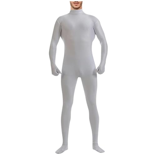 Ganzkörperanzug Kostüm Herren Damen - Bodysuit Outfit Erwachsene Und Suit Bodysuit Zentai Adult Cosplay Unisex Tight Jumpsuit Onesie for Party Halloween Christmas Dress Up Carnival Costume XS-XXL von Viunychn