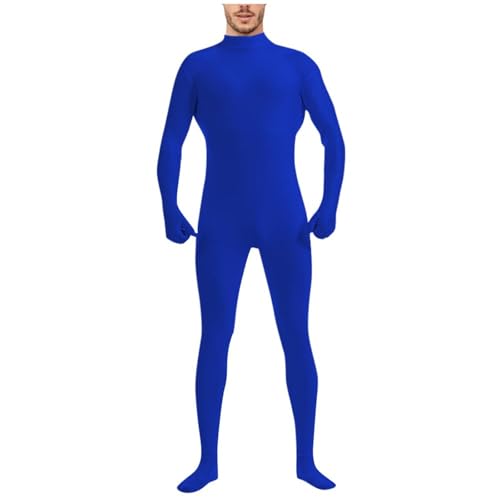 Ganzkörperanzug Kostüm Herren Damen - Bodysuit Outfit Erwachsene Und Suit Bodysuit Zentai Adult Cosplay Unisex Tight Jumpsuit Onesie for Party Halloween Christmas Dress Up Carnival Costume XS-XXL von Viunychn