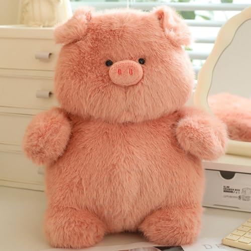 Viusneun Kuscheltier, 33 cm Tierische Plüschtiere Weiche niedliche waschbare Stofftier Flauschige zum Kuscheln und Spielen Plüschtier für Mädchen Jungen und Babys (Ferkel) von Viusneun